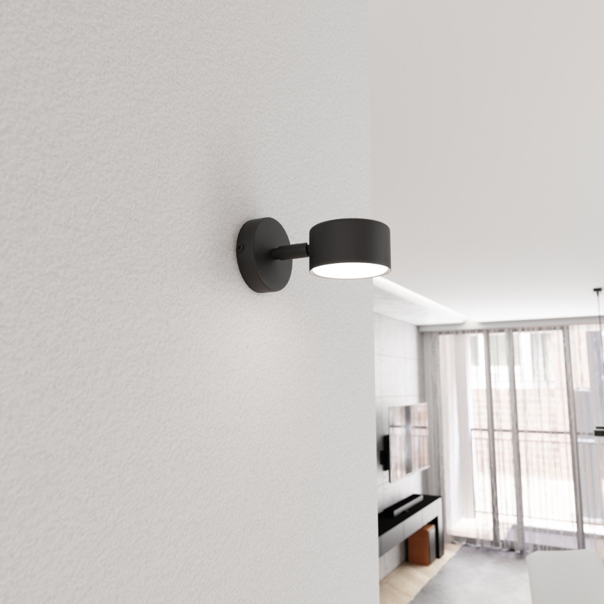 Vägglampa SORA 1xGX53/12W/230V svart