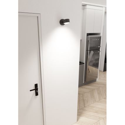 Vägglampa SORA 1xGX53/12W/230V svart