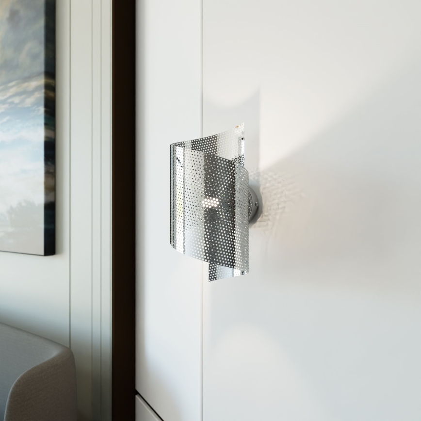 Vägglampa SPIRAL 1xG9/8W/230V matt krom