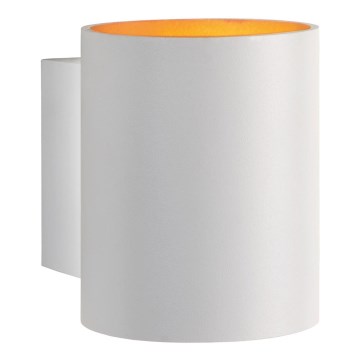Vägglampa SQUALLA TUBA 1xG9/50W/230V vit/gyllene
