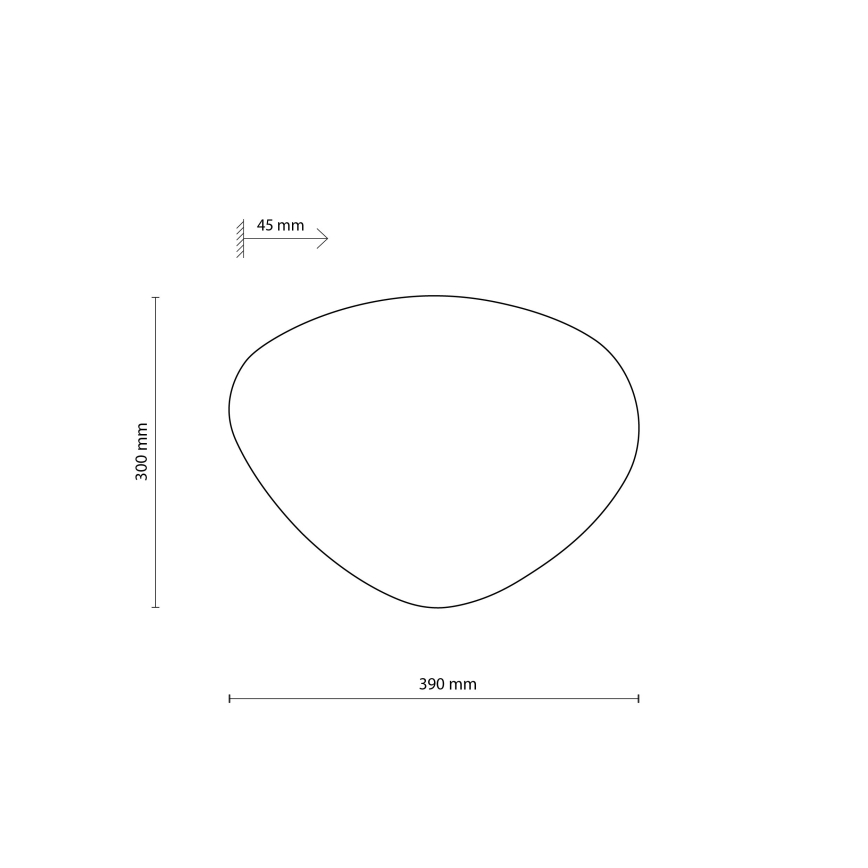 Vägglampa STONE 2xG9/8W/230V 30x39 cm beige