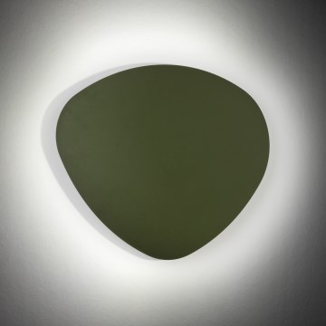 Vägglampa STONE 3xG9/8W/230V 37x49 cm grön