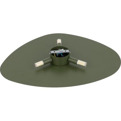 Vägglampa STONE 3xG9/8W/230V 37x49 cm grön