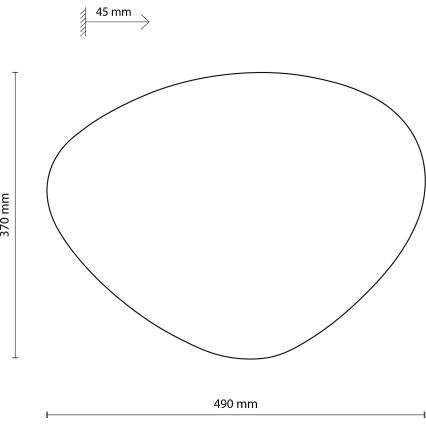 Vägglampa STONE 3xG9/8W/230V 37x49 cm grön