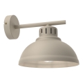Vägglampa SVEN 1xE27/15W/230V beige