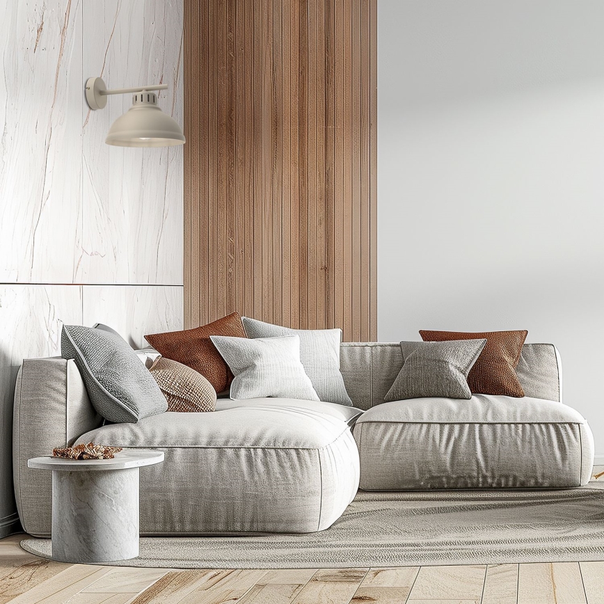 Vägglampa SVEN 1xE27/15W/230V beige