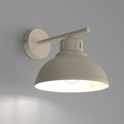 Vägglampa SVEN 1xE27/15W/230V beige
