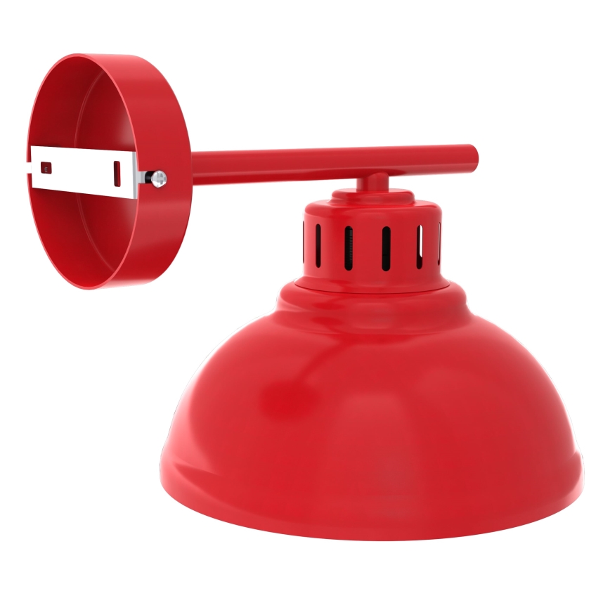 Vägglampa SVEN 1xE27/15W/230V röd