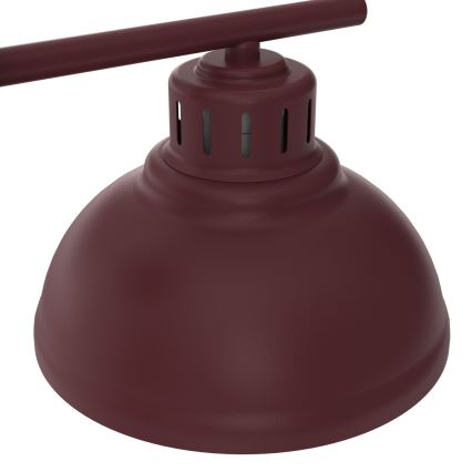 Vägglampa SVEN 1xE27/15W/230V vinröd