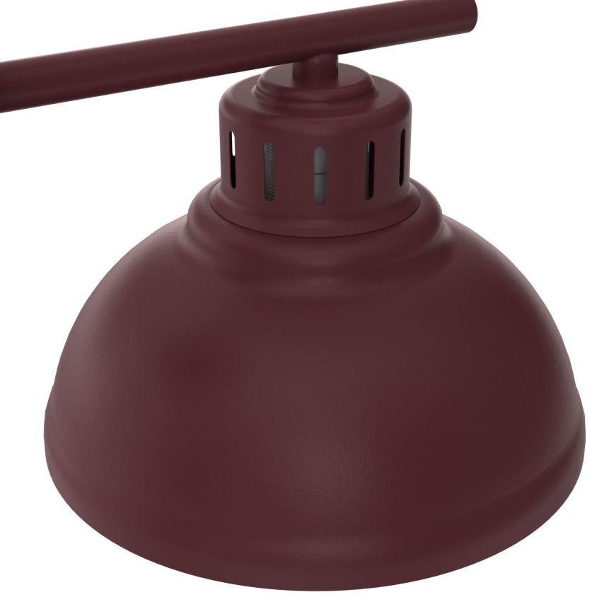 Vägglampa SVEN 1xE27/15W/230V vinröd