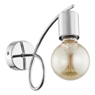 Vägglampa TANGO 1xE27/15W/230V skinande krom