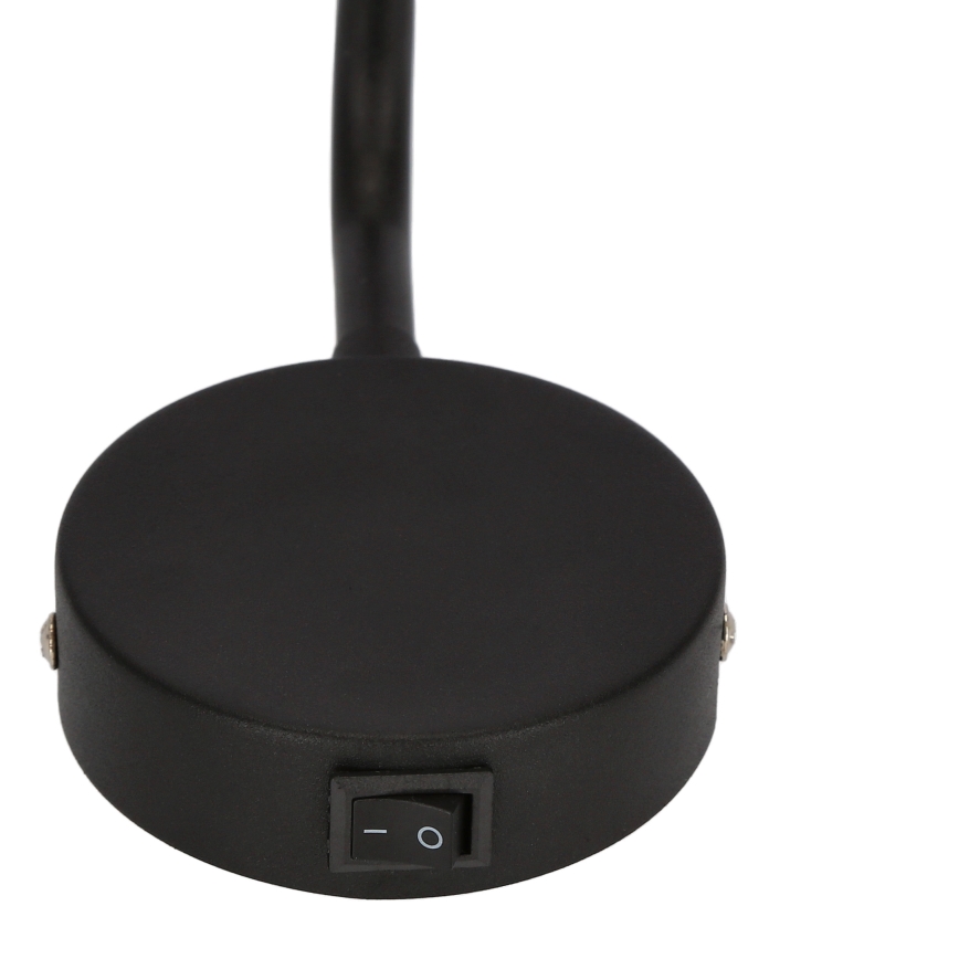 Vägglampa  TINA 1xGU10/15W/230V svart /gyllene 