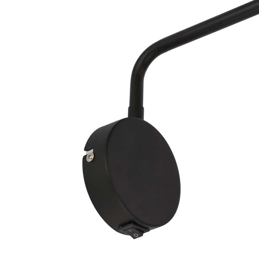 Vägglampa  TINA 1xGU10/15W/230V svart /gyllene 