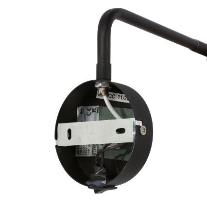 Vägglampa  TINA 1xGU10/15W/230V svart /gyllene 
