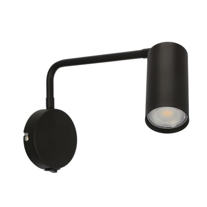 Vägglampa  TINA 1xGU10/15W/230V svart 