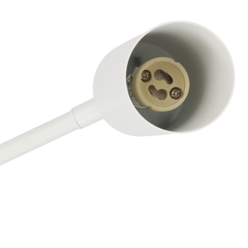 Vägglampa  TINA 1xGU10/15W/230V vit 