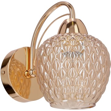 Vägglampa TOBIAS 1xE27/40W/230V Roséguld