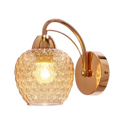 Vägglampa TOBIAS 1xE27/40W/230V Roséguld