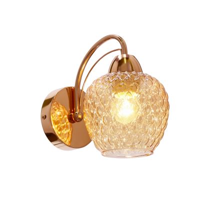 Vägglampa TOBIAS 1xE27/40W/230V Roséguld