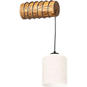 Vägglampa TRENO 1xE27/25W/230V furu