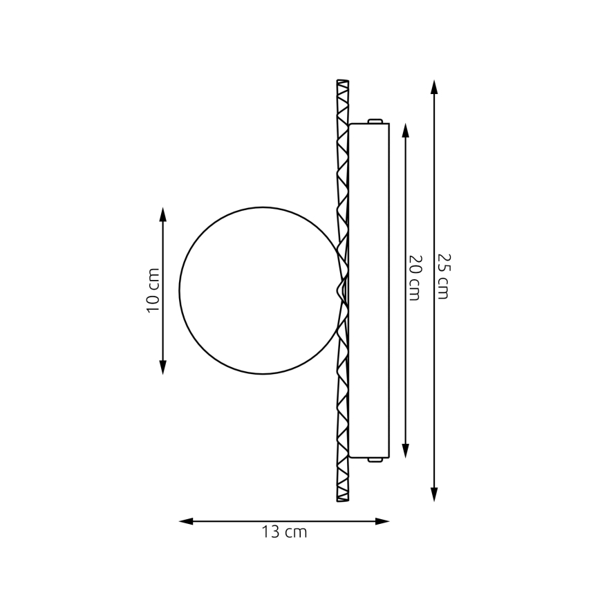Vägglampa UMBRA 1xG9/8W/230V röd