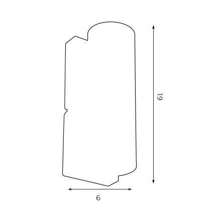 Vägglampa WALL 1xGU10/8W/230V svart