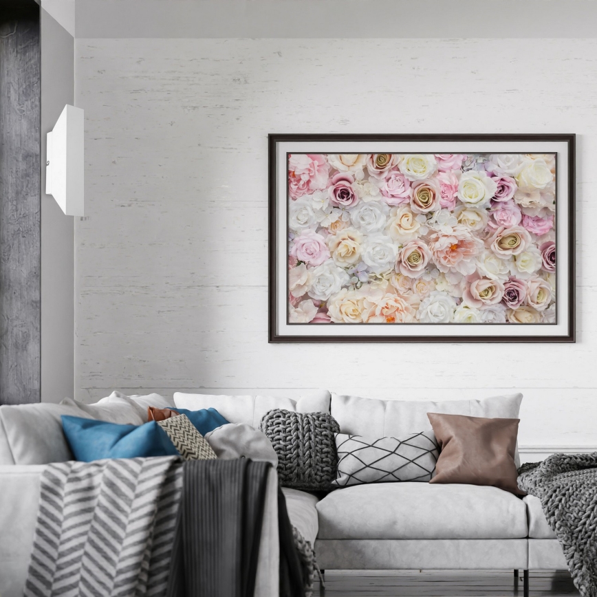 Vägglampa WALL 2xGU10/8W/230V vit