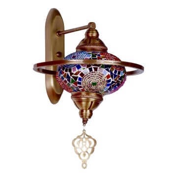 Vägglampa YENI 1xE27/40W/230V brons