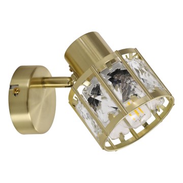 Vägglampa ZAHARA 1xE27/10W/230V guld