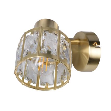 Vägglampa ZAHARA 1xE27/10W/230V guld