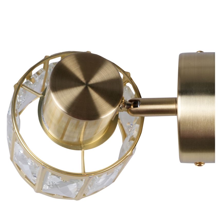 Vägglampa ZAHARA 1xE27/10W/230V guld
