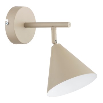 Vägglampa ZELTA 1xE27/15W/230V beige
