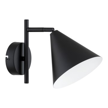 Vägglampa ZELTA 1xE27/15W/230V svart