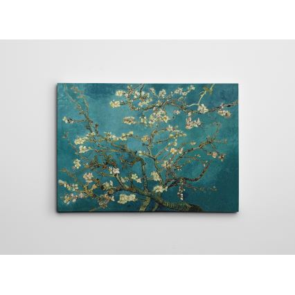 Väggmålning på duk 70x100 cm trä