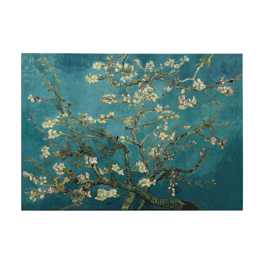 Väggmålning på duk 70x100 cm trä