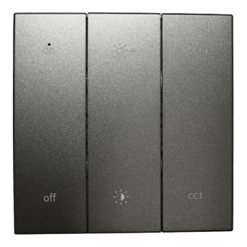 Väggmonterad fjärrkontroll SHAPE 2xAAA svart