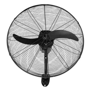 Väggmonterad fläkt 115 W/230 V, Ø 66 cm, svart + fjärrkontroll