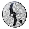 Väggmonterad fläkt 180W/230V Ø 66 cm svart + fjärrkontroll
