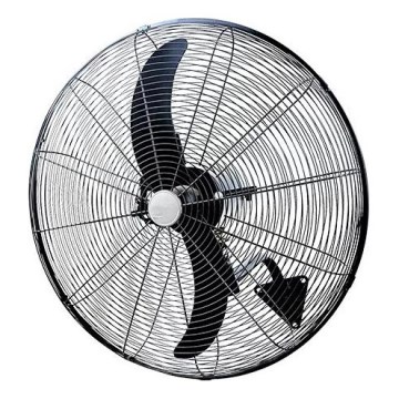 Väggmonterad fläkt 180W/230V Ø 66 cm svart + fjärrkontroll