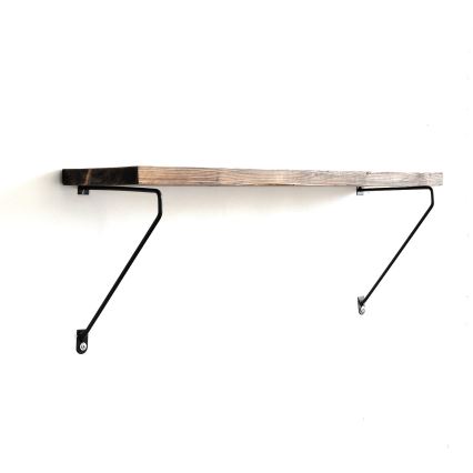 Väggmonterad hylla 20x60 cm gran