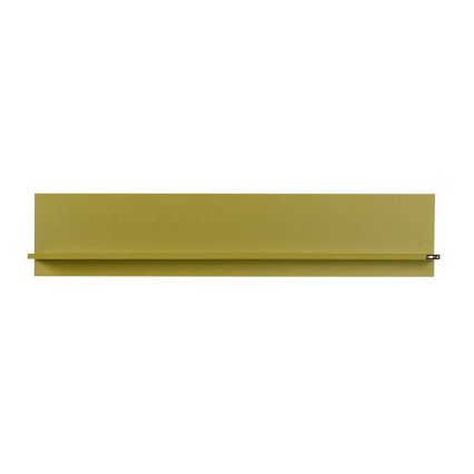 Väggmonterad hylla 25x120 cm grön
