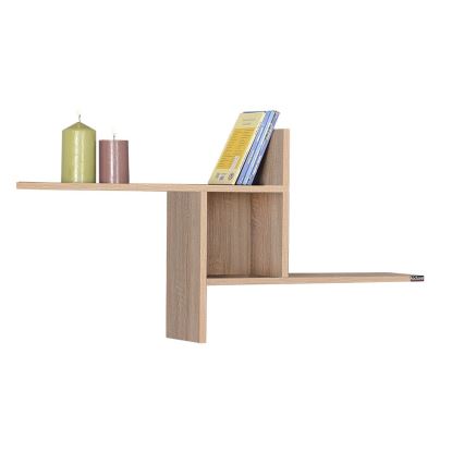 Väggmonterad hylla 50x100 cm brun