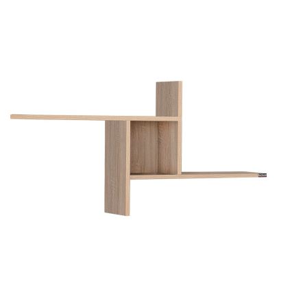 Väggmonterad hylla 50x100 cm brun