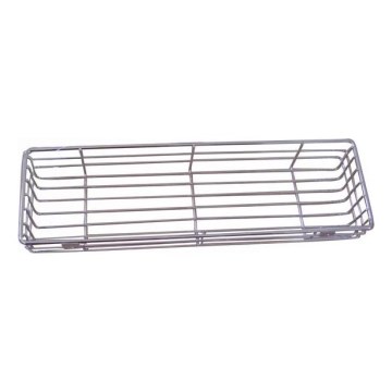 Väggmonterad hylla för duschen 12x40 cm blank krom