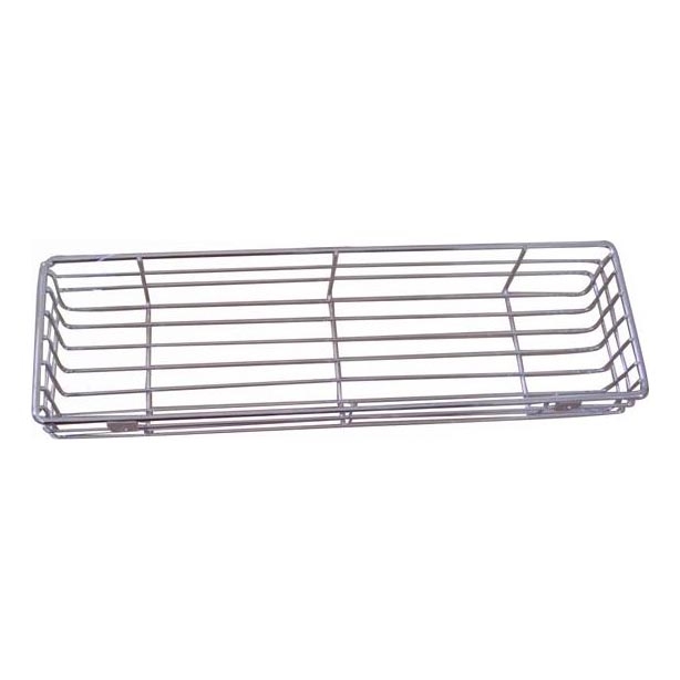 Väggmonterad hylla för duschen 12x40 cm blank krom