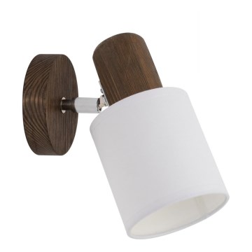 Väggmonterad spotlight TRENDY 1xE27/15W/230V tallträ