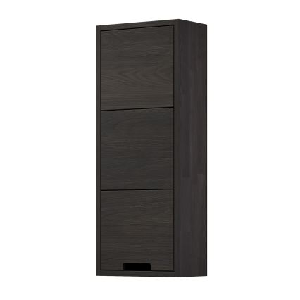 Väggmonterat badrumsskåp GRIBSKOV 90 cm, brun/ek
