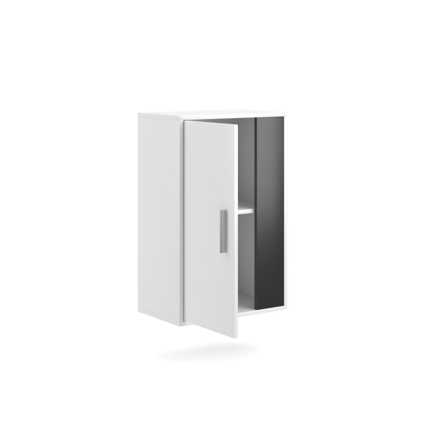 Väggsektion BRICK vit/svart