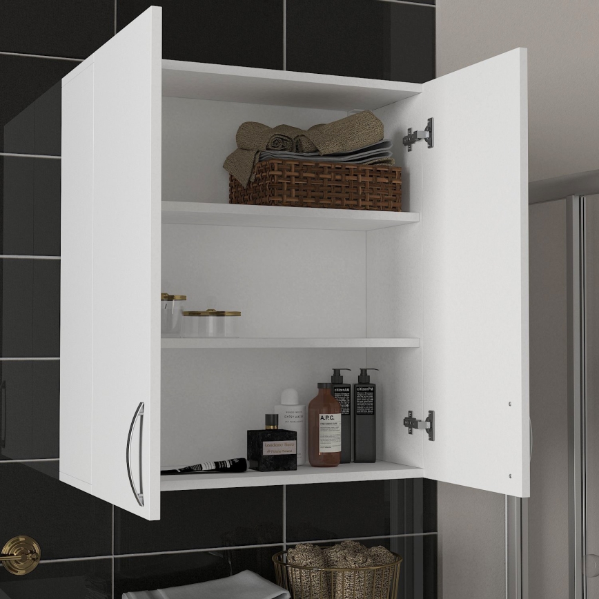 Väggskåp för badrum MIS 80x70 cm vit