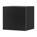 Väggskåp PAVO 34x34 cm skinande svart